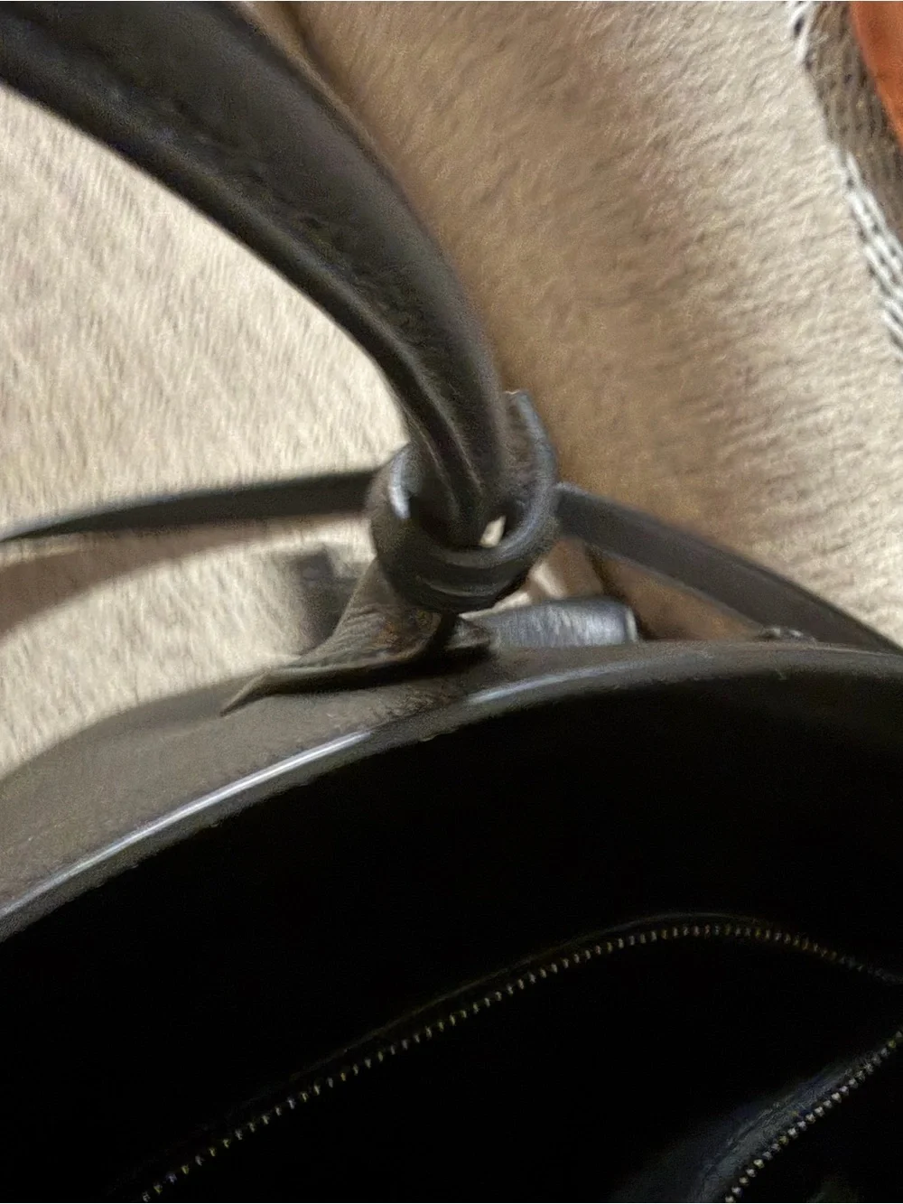 Saint Laurent Black Grained Leather Briefcase Tote - Sac De Jour Large Thin